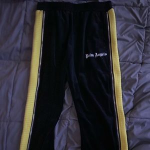 Palm Angels Sweatpants Black/Yellow